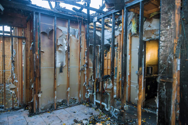 Professional Soot Cleanup technician working in Lumberton, NJ
